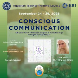 Kundalini Yoga Teacher Training Level 2 CC PORTUGAL