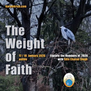 Karam Kriya Workshop · The Weight of Faith • Online